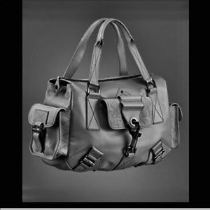 Dior REBELLE womens handbag, Bronze.  Galliano era